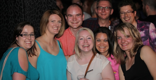 A party on the Saturday night