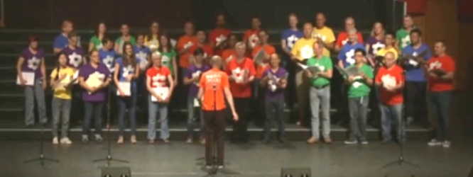 Proud Voices at Various Voices choir